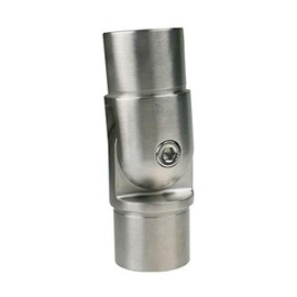 Sellon24® Stainless Steel V2A Joint Fitting 42.4 Articulated Elbow Pipe Elbow Stainless Steel Joint Connector Round Tube Stainless Steel Pipe Connector Plug Fitting Adjustable 0-90 Degrees Adjustable