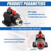 BOJACK 20A Audio Inline Circuit Breaker Reset Fuse Holder 12-24V