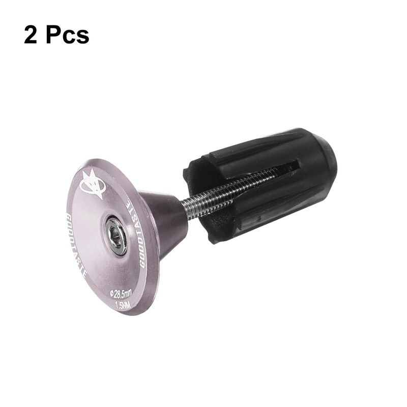 sourcing map Bar End Plugs Aluminum Handlebar End Caps Bike