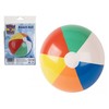 PMS Inflatable Multi-Coloured Shiny Beach Ball – 20 Inch Inflatable