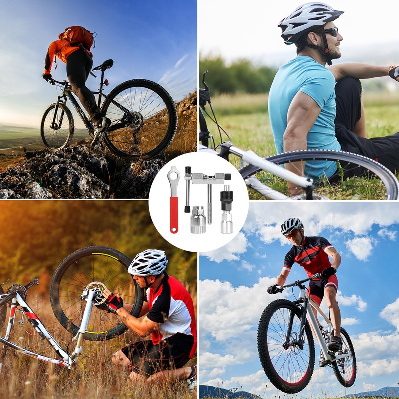 Bicycle Crank Puller and Bottom Bracket Tool with 16 mm