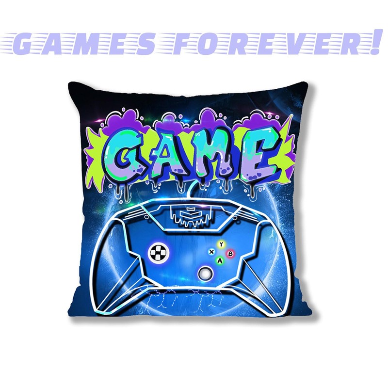 Cosymate Pack of 2 Gaming Cushion Covers Gamer Pillow Covers