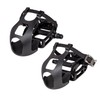GORIX Flat Pedal Toe Clip Set with Strap, Bicycle Pedal,
