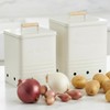 Beautiful Potato and Onion Storage Container Set - Perfectly Sized