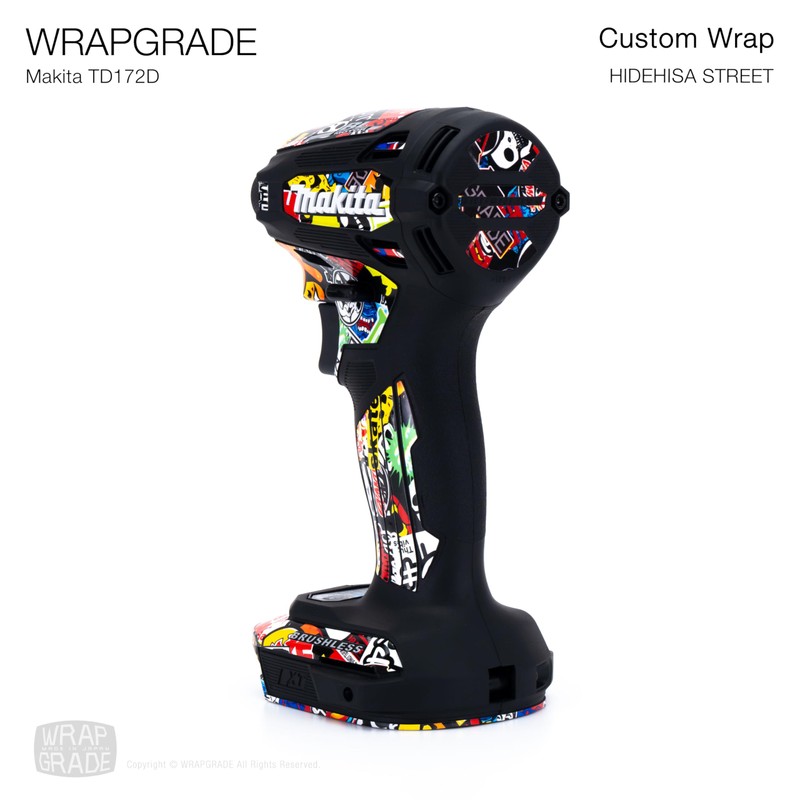 WRAPGRADE Custom Wrap for Makita TD172D (Hidehisu Street)