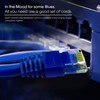 GEARIT 24-Pack, Cat5e Ethernet Patch Cable 1 Foot - Snagless