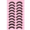 Eyelashes Russian Strip Lashes Natural Fluffy Wispy D Curly Effect