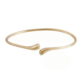 Arm Cuff Bracelet for Women Boho Coil Arm Cuff Bangle Bracelet Minimalist Gold Upper Arm Bracelet Trendy Jewelry Gifts for Women (Snake)