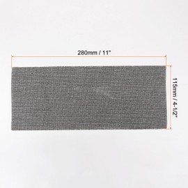 HARFINGTON 50pcs 120 Grits Mesh Sanding Screen Sheets 4-1/2" x 11" Wet or Dry Sandpaper Dust Free Abrasive Pads for Car Wood Drywall Metal Polishing & Grinding