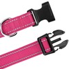 TagME Dog Collar, Adjustable Reflective Nylon Dog Collar with Quick