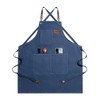 Chef Apron for Men Women Canvas Aprons with 3 Pockets