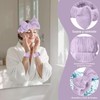 Set de 16 Piezas con Diademas Skincare para Mujer y