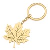 YAYAKO Stainless Steel Maple Leaf Keychain 18K Gold Leaf Gifts