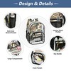 Glaphy Duck Camo Camouflage Clear Backpack PVC Transparent Backpack Lightweight