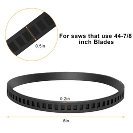 45-69-0010 Blade Belt Pulley Tires Replacement Compatible with Milwaukee Bandsaw 6230 6232-20 6225 AO2807 6238N 6238-20 2729-20, 2Pack