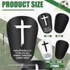 2Pairs Mini Shin Guards Soccer 3.35 x 2.36Inch Christian Faith