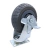 Snap-Loc Casters 400 Lb Caster 6" Extreme-Duty Synthetic Rubber Swivel-Brake