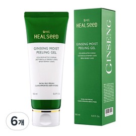 (Hypoallergenic) Hillseed Ginseng Moist Facial Exfoliation, Foot Dead Skin Removal Peeling Gel, 6 pieces, 150ml / (저자극) 힐시드 진생 모이스트 얼굴각질제거 발각질제거 필링젤, 6개, 150ml