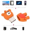 Cartoon U Disk Bear Appearance High Speed Bulk Storage Flash