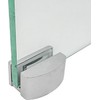 Uadme Stainless Steel Floor Guide, Robust Floor Guide, Frameless Glass