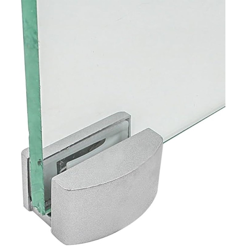 Uadme Stainless Steel Floor Guide, Robust Floor Guide, Frameless Glass