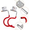 STOUCLA Pack of 15 Tool Holders, Red Hooks, Broom Holder,