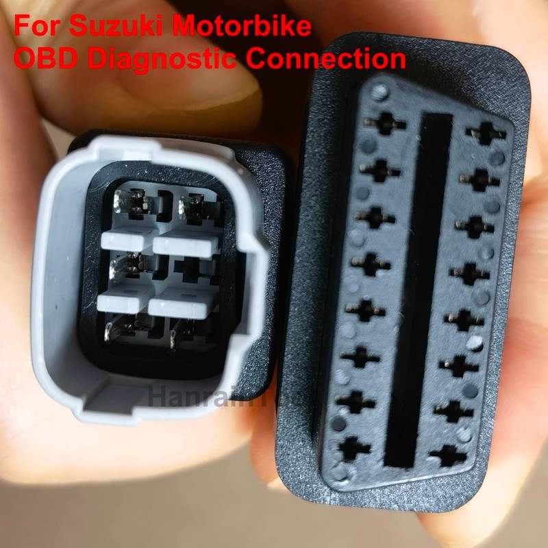 6Pin Motor Bike OBD Diagnostic Adapter,Motorrad Motorcycle OBD2 Cable for