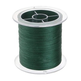 Create idea 300m Braided Fishing Line, 4 Strands Dark Green PE for Coarse Lure Fishing (20lb - 0.2mm)
