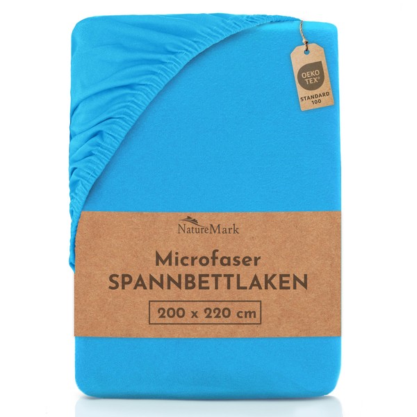 NatureMark - Microfibre Fitted Sheet Many Sizes and Colours Branded