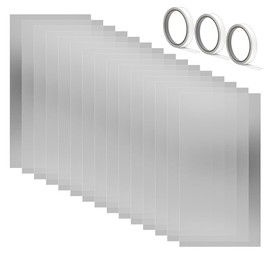 Comphic Pack of 15 Sandblasting Cabin Lens Covers 23 x 11 Loop Window Blast Cabinet Inner Lens Protector Clear Sandblasting Film