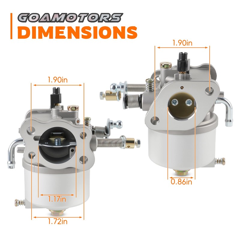 GoaMotors 72558-G01 Carburetor With Fuel pump for EZGO Golf 4-Cycle