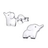 Tiny Elephant Earrings - Sterling Silver