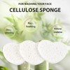 ClimbFun 50-Count Compressed Facial Sponges,100% Natural Cellulose Face Makeup Sponge