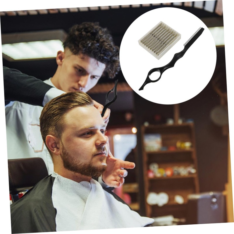 Baluue 1 Set Hair Styling Thinning Razor with Replacement Blades