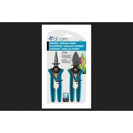 Garden Bloom 4883BL Precision Floral Shears/Bypass Pruner Combo Pack, Assorted Colors