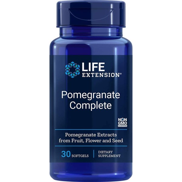 Life Extension Pomegranate Complete Softgels, 30 Count