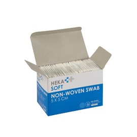 Hekasoft Non-Woven Dressings 5 x 5 Sterile (Pack of 100)