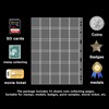 15 Sheets 3.5x3.5cm Coin Collection Pages, Coins Pocket Page with