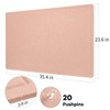 Lightomorrow Bulletin Board, 36 x 24 inches Felt Board -