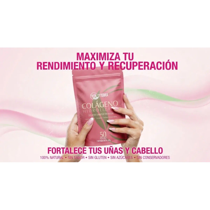 Colágeno Hidrolizado Natural, 100% Puro, En Marca Premium