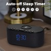 Sound Machine Alarm Clock for Bedrooms: Bluetooth 10W Stereo Sound