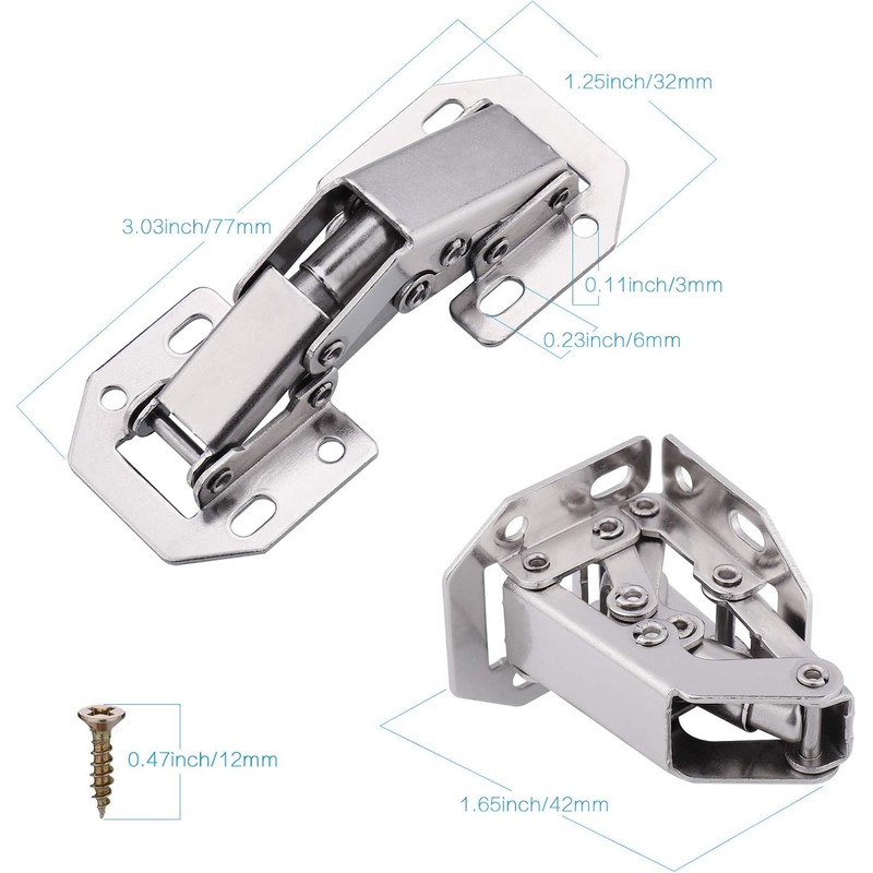 JUTOSU Sliding Hinges Concealed Hinges Net Hinges Door Hinges Furniture