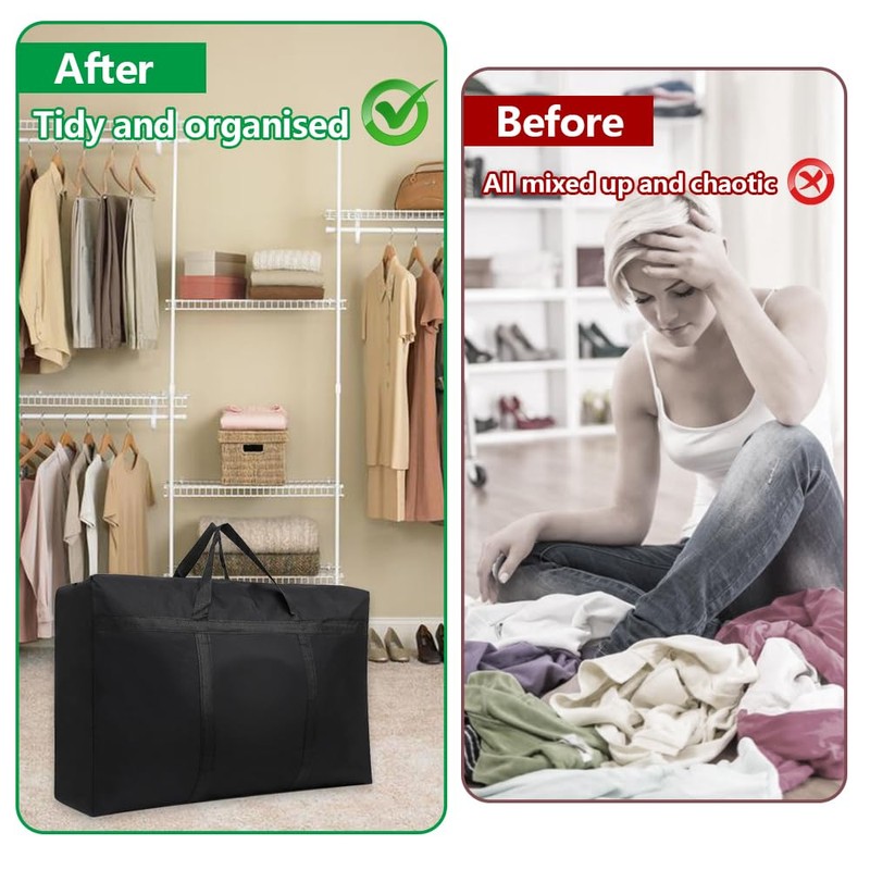 180L Large Storage Bag, 600D Oxford Transport Bag, Storage for