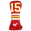 SHABIER Red Golf Head Cover with NO.15 Design for Driver