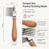 Undercoat Rake for Dogs and Cats - Stainless Steel Dematting