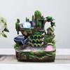 Rockery Fountain Indoor Tabletop Water Fountain Desktop Mountain Cascading Waterfalls