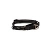 Rogz Webbed Control Obedience Dog Collar Black Medium