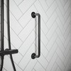 Rothley Grab Rail Mobility Disability Aid - Pewter Handle Bathroom
