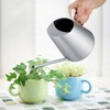 1500ml Stainless Steel Watering Can Brushed Garden Planting Indoor Outdoor