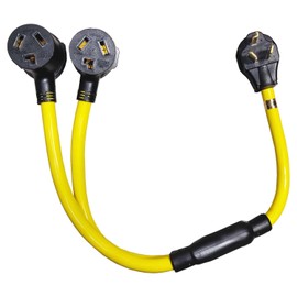 LAVANDINO 3 Prong Dryer Y Splitter 2.9 FT, NEMA 10-30P Male to Two 10-30R Female, 30 Amp 250 Volt Y Adapter Cord for Dryer Outlet and Level 2 EV Charging